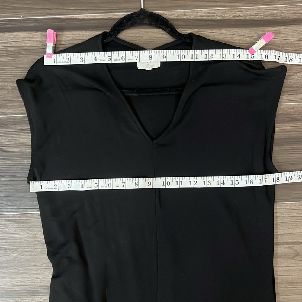 Lou & Gray Black Shift Dress Size XXS - Picture 8 of 10